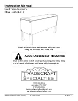 Tradecraft Specialties BXSHLF-1 Instruction Manual предпросмотр