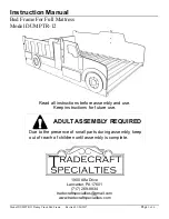 Предварительный просмотр 1 страницы Tradecraft Specialties DUMPTR-12 Instruction Manual