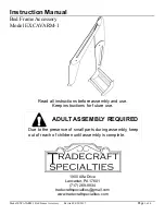 Tradecraft Specialties EXCAVARM-1 Instruction Manual предпросмотр