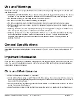 Preview for 2 page of Tradecraft Specialties EXCAVARM-1 Instruction Manual