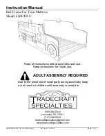 Tradecraft Specialties FIRETR-9 Instruction Manual предпросмотр