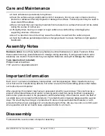 Preview for 3 page of Tradecraft Specialties FIRETR-9 Instruction Manual