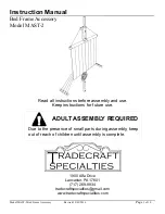 Предварительный просмотр 1 страницы Tradecraft Specialties MAST-2 Instruction Manual