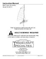 Tradecraft Specialties MAST-3 Instruction Manual preview