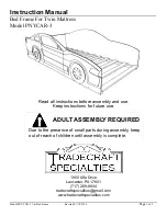 Tradecraft Specialties PNYCAR-3 Instruction Manual предпросмотр