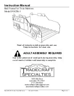 Tradecraft Specialties POLTR-3 Instruction Manual предпросмотр