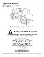 Tradecraft Specialties PRICAR-3 Instruction Manual предпросмотр