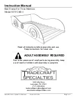 Tradecraft Specialties STYCAR-1 Instruction Manual предпросмотр