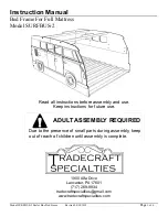 Предварительный просмотр 1 страницы Tradecraft Specialties SURFBUS-2 Instruction Manual