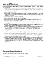 Preview for 2 page of Tradecraft Specialties SWLSPR-7 Instruction Manual