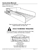 Tradecraft Specialties SWXWNG-6 Instruction Manual предпросмотр