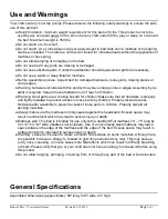 Preview for 2 page of Tradecraft Specialties TRAC-7 Instruction Manual