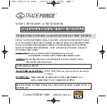 Preview for 1 page of TRADEFORCE TRFSD240PE Installation And User Manual