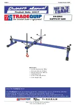 TradeQuip 1021T Owner'S Manual preview