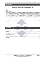 Preview for 2 page of TradeQuip 1036T Owner'S Manual