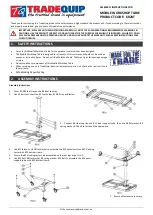 Preview for 1 page of TradeQuip 6024T Assembly Instructions