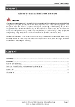 Preview for 2 page of TradeQuip 6053 Owner'S Manual