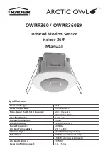 Trader ARCTIC OWL OWPIR360 Manual preview