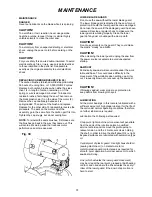 Preview for 22 page of Tradesman M2501LW Owner'S Manual