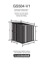 tradetested GS504-V1 Owner'S Manual And Assembly Instructions preview