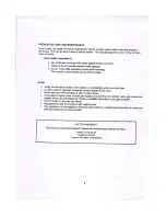 Preview for 10 page of Tradex Supply TR6002 LP User Installation And Operation Manual