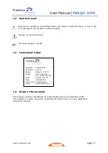 Предварительный просмотр 4 страницы Tradinco TRAQC-3 FM User Manual