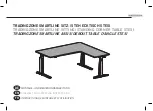 Предварительный просмотр 1 страницы TRADINGZONE SMARTLINE SITTING/STANDING CORNER TABLE STESI Assembly And Operating Instructions Manual