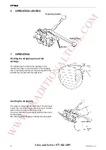 Preview for 6 page of Traditional Tool Repair Inc. A338.0002 Operation Manual & Spare Parts List