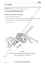 Preview for 15 page of Traditional Tool Repair Inc. A338.0002 Operation Manual & Spare Parts List