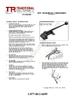 Preview for 1 page of Traditional Tool Repair Inc. DTF-125 Operating Instructions