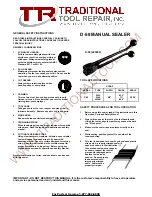 Предварительный просмотр 1 страницы Traditional Tool Repair D-58 Manual