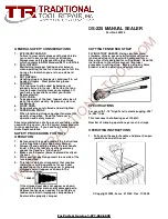 Traditional Tool Repair DS-225 Quick Start Manual preview