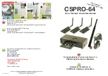 Preview for 1 page of Tradlos CSPRO-64 User Manual