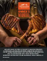 Traeger TFB52QCE Owner'S Manual preview