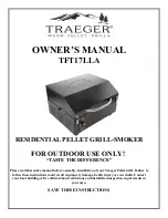 Предварительный просмотр 1 страницы Traeger TFT17LLA Owner'S Manual