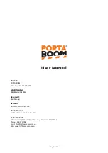 Traffic & Access Solutions Portaboom PB2000 User Manual preview