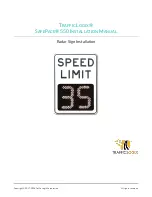 Traffic Logix SAFEPACE 550 Installation Manual preview