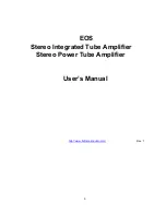 Preview for 3 page of Trafomatic Audio EOS Series User Manual