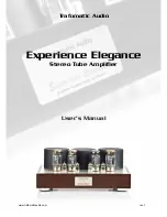 Preview for 1 page of Trafomatic Audio Experience Elegnce User Manual