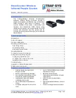 Preview for 1 page of TrafSys OmniCounter Manual