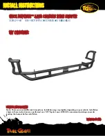 Trail-Gear Rock Defense 303942-1-KIT Install Instructions preview