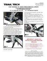 Preview for 1 page of Trail Tech 5401-00 Quick Start Manual