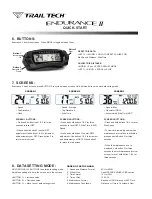 Preview for 2 page of Trail Tech ENDURANCE II Quick Start