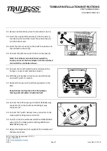 Предварительный просмотр 13 страницы Trailboss KM23L Installation Instructions Manual