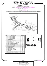 Предварительный просмотр 2 страницы Trailboss QT1122L Fitting Instructions Manual