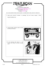 Preview for 5 page of Trailboss QT1134L Fitting Instructions Manual