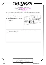 Preview for 9 page of Trailboss QT1134L Fitting Instructions Manual