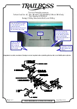 Предварительный просмотр 3 страницы Trailboss QTFD962L Fitting Instructions