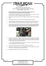 Preview for 5 page of Trailboss QTHD519L Fitting Instructions Manual