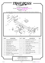 Предварительный просмотр 2 страницы Trailboss QTHD774L Fitting Instructions Manual